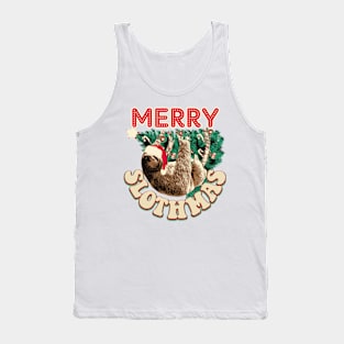 Merry Slothmas Tank Top